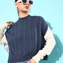 Mast & Harbour Cable Knit Pullover-picture-14