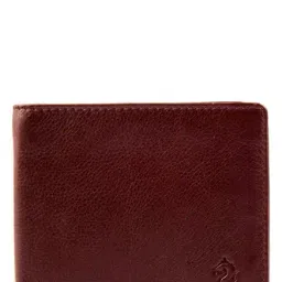 Kara Dark Red Solid Leather Bi-Fold Wallet-picture-36