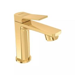 CERA Sylvina Pillar Cock Quarter Turn Deck Mount PVD Finish French Gold with Aerator, F1021101FG-image-68