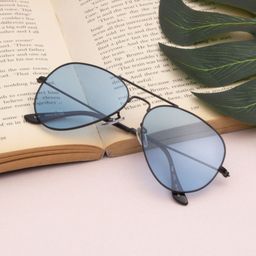 Ted Smith Unisex Oval Sunglasses with Polarised Lens-52