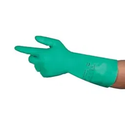 Ansell AlphaTec 37-676 Nitrile Material Latex Free Chemical Resistant Green Safety Hand Glove Size L (Pack of 12 Pair)-picture-20