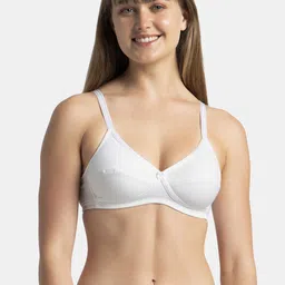 Jockey Wirefree Non Padded Cotton Medium Coverage Cross Over Everyday Bra-1242-picture-23