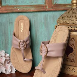 CORSICA Women One Toe Flats with Buckles-image-87