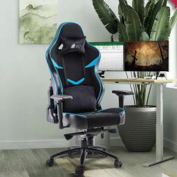 Green Soul Monster T Black & Blue PU Leather Premium Gaming Chair-33