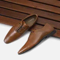 Van Heusen Men's Brown Oxford Shoes-image-36
