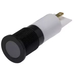 RS PRO White Panel Mount Indicator 220V AC, Mounting Hole Size 14 mm, Termination Type Solder Tab, IP Rating IP67, Model No 7038857-16