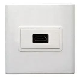 Mak World Single HDMI Modular Wall Socket 18 gbps Data Transfer Rate, White-13