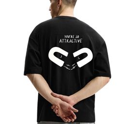 Fashnobic Men Graphic Printed Round Neck Cotton Oversized T-shirt-picture-20