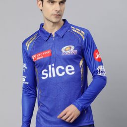 playR Men Printed Polo Collar Dri-FIT MI Official Match Jersey T-shirt-image-61