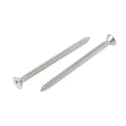 RS PRO Plain A2 304 SS 2.1/2 inch Countersunk Head Self Tapping Screws, 7976175 (Pack of 50 pcs)-15
