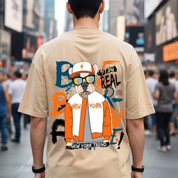 SMARTEES Graphic Printed Oversize Cotton T-shirt-picture-4