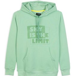 CRAZYPENGUIN ELITE Boys Typography Cotton Long Sleeves Hooded Sweatshirt-33