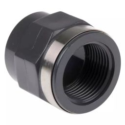 Georg Socket Fischer Plastic Pipe Fitting Straight Threaded Rp 25.4 mm (25.4 (1 inch)) to Cement inch)), 721911008-image-48
