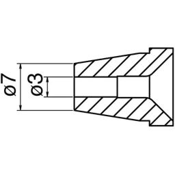 Hakko Soldering Iron Nozzle 3.0 mm For FR-400, N60-07-31