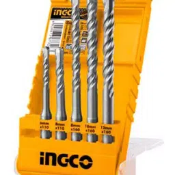 Ingco SDS Plus Hammer Drill Bits Set AKD2052-12