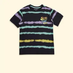 Pantaloons Junior Black Cotton Printed T-Shirt-picture-17