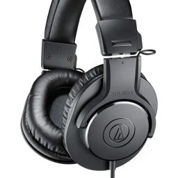 Audio Technica ATH M20x Over Ear Professional Studio Monitor Headphones (Black)-42