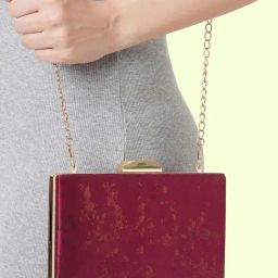Lavie Red Synthetic Clutch-picture-18