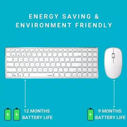 Rapoo 9300m Multi-Device Bluetooth + 2.4Ghz Ultra Slim Wireless Keyboard and Mouse Combo image 2
