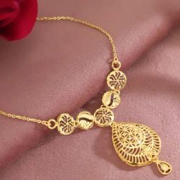Malabar Gold and Diamonds BIS Hallmark 22k Yellow Gold Necklace for Women-image-82