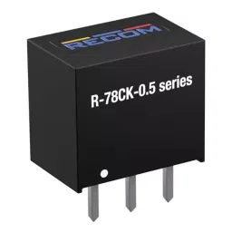 RECOM POWER Non-Isolated DC-DC Converter 500mA 3-Pin SIP3 1-Channel, R-78CK12-0.5-image-4