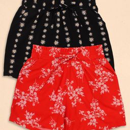 CUTECUMBER Girls Floral Printed Shorts-image-80