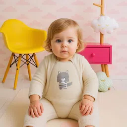 MINI KLUB Infant Boys Animal Embroidered Romper-picture-41