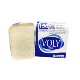 Voly Table Top Tissue Paper Napkins 23x10 cm, 900 Pcs (150 Pcs x 6 Pkt)-9