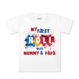 Arvesa Kids Typography Printed Applique T-shirt-image-24