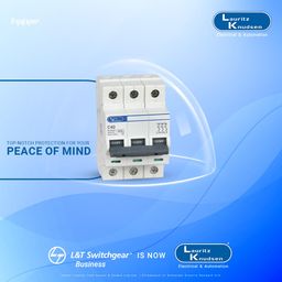l&t india Lauritz Knudsen (Formerly L&T Switchgear Business) Tripper BA10100B|Tripper MCB 10A SP 240V AC 6kA B Curve| White |Useful in Overload, Short-Circuit & Isolation with Extended Warranty Up to 5 years image 2