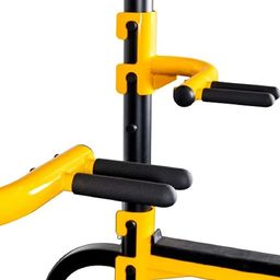 REALSWISS Multi functional Squat Rack With heavy lat pulldowns. Dip Bars/Pull Up Bars 2 Adjustable dip handles image 4