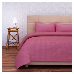 SEJ by Nisha Gupta Cotton California King Bedsheet With Pillow Cover - Pink-image-36