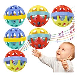 Fiddlerz Rattles Toys for New Born Babies Colorful Attractive Plastic Non Toxic Shake & Grab Rattle Set for Kids Girls Boys (Multicolor) pack of 6-17