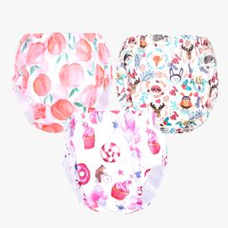 Chinmay Kids Baby Panty Boys and Girls Reusable Washable Printed Panty Pack of 3- Multicolor-image-89