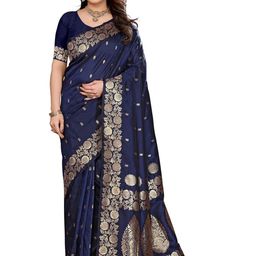 Moda Rapido Ethnic Motifs Zari Heavy Work Banarasi Saree-picture-39