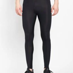 adidas TECHFIT Black Fitted Sports Tights-image-4