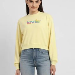 Levi's Yellow Printed Pullover-image-58