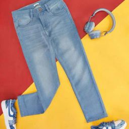 Pantaloons Junior Blue Cotton Regular Fit Jeans-image-20