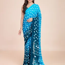 HERE&NOW Printed Ready to Wear Saree-picture-18