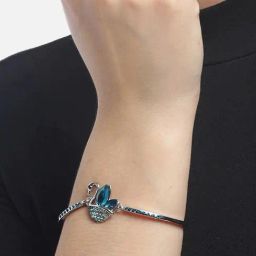 YouBella Artificial Jewellery Multicolour Crystal Flexible fit Bracelet-21