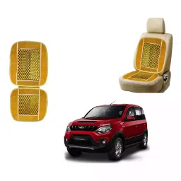Auto Pearl VB2BG12 Polyester, Cotton Vehicle Seating Pad For Mahindra Nano Beige-picture-36