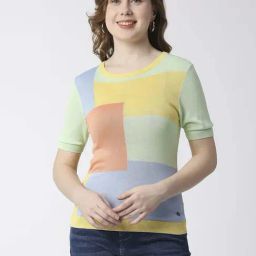 Pepe Jeans Multicolored Color-Block T-Shirt-17