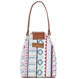 NR by Nidhi Rathi Multicolor Textured Clutch-image-49