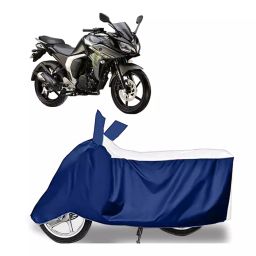 Auto Pearl Two Wheeler Cover for Yamaha Fazer-FI BS6 - White, Blue-image-27