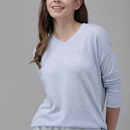 Van Heusen Micro Ditsy Self Design Cozy Comfort Lounge T-shirt-image-49