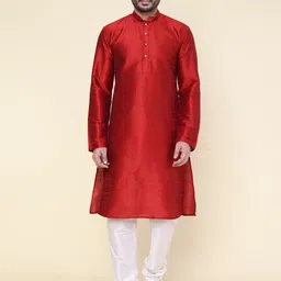 W & G Men Regular Kurta with Churidar-image-64