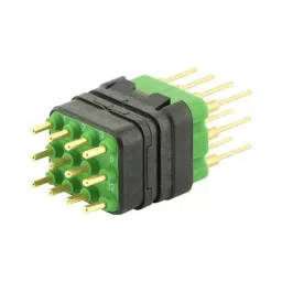 SOURIAU-SUNBANK / EATON RECTANGULAR MODULE, PLUG, 12POS, 3ROW, 8MQ2M1220RA-picture-41