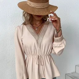 StyleCast Women Embroidered Cinched Waist Top-image-34