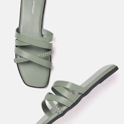 Van Heusen Women Strappy Open Toe Flats-78