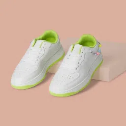 Forever Glam by Pantaloons Women's White Sneakers-image-60